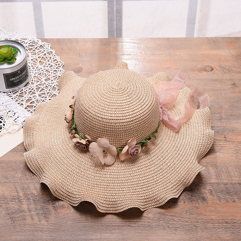 新しい韓国女性用フロッピー サン ハット - 屋外の日焼け防 - Hat Floppy Wide のレビューと価格
